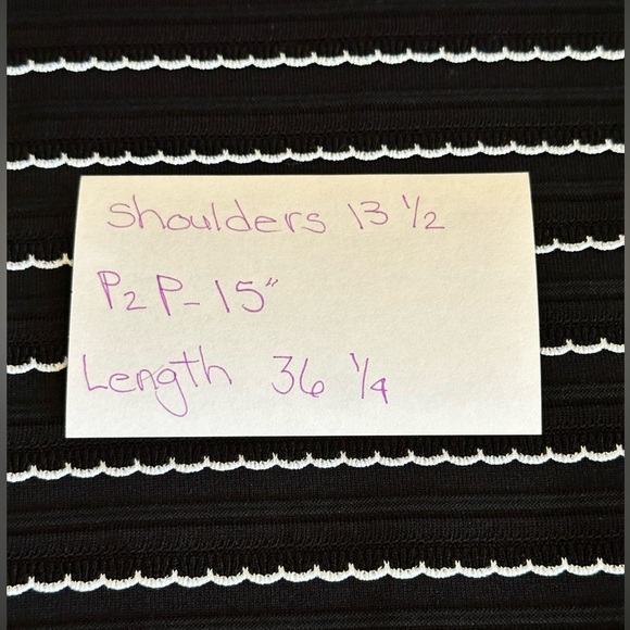 MICHAEL MICHAEL KORS Navy
Ruffled Stripe Stretch-Viscose Dress Size Small - Picture 6 of 6